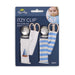 ITZY RITZY- ITZY CLIP™ LINEN PACIFIER CLIP . BLUE PACI CLIP ITZY RITZY