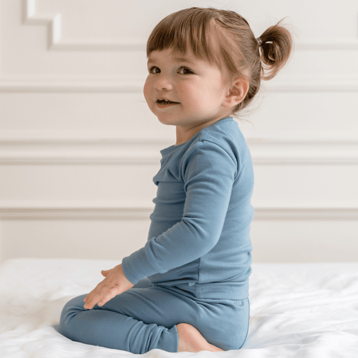 Toddler/Kids Bamboo Pajamas - Ocean Blue Pajamas Dreamland Baby