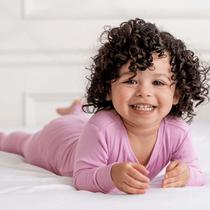 Toddler/Kids Bamboo Pajamas - Misty Mauve Pajamas Dreamland Baby