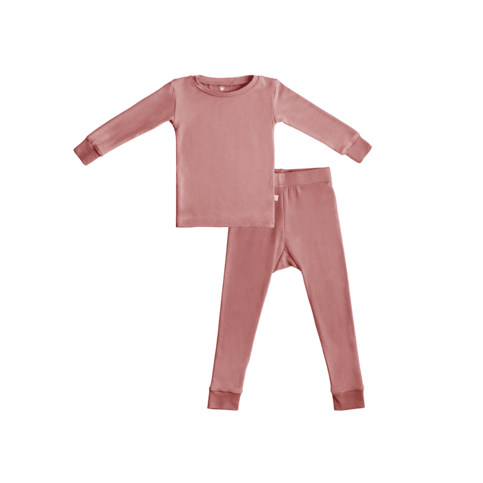 Toddler/Kids Bamboo Pajamas - Dusty Rose Pajamas Dreamland Baby