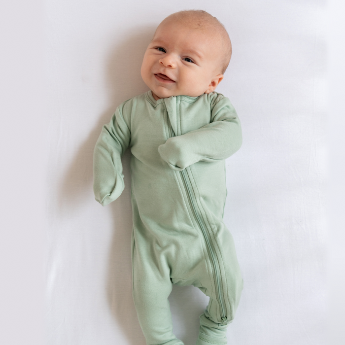Baby Bamboo Pajamas w/ DreamCuffs® Pajamas Dreamland Baby