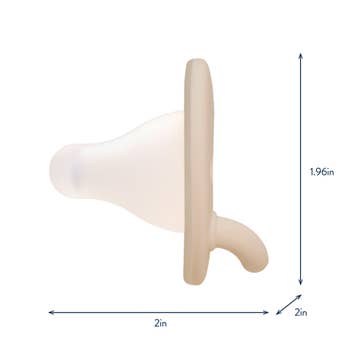 ITZY RITZY *NEW* LATCH & SOOTHE™ BREASTLIKE PACIFIER - TAUP