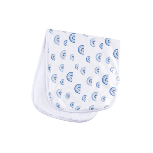 Dream Burp Cloth Blue Rainbow Accessories Dreamland Baby