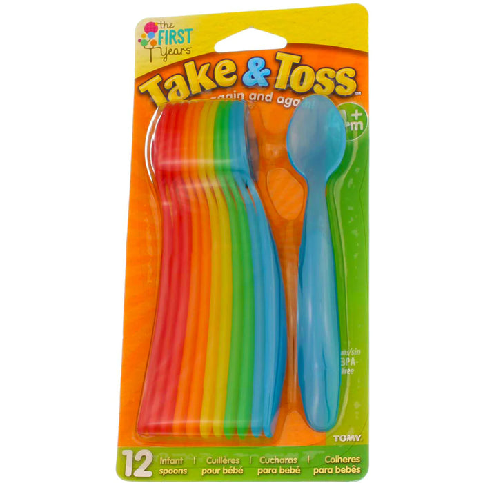 THE FIRST YEARS TAKE & TOSS INFANT SPOONS 12CT