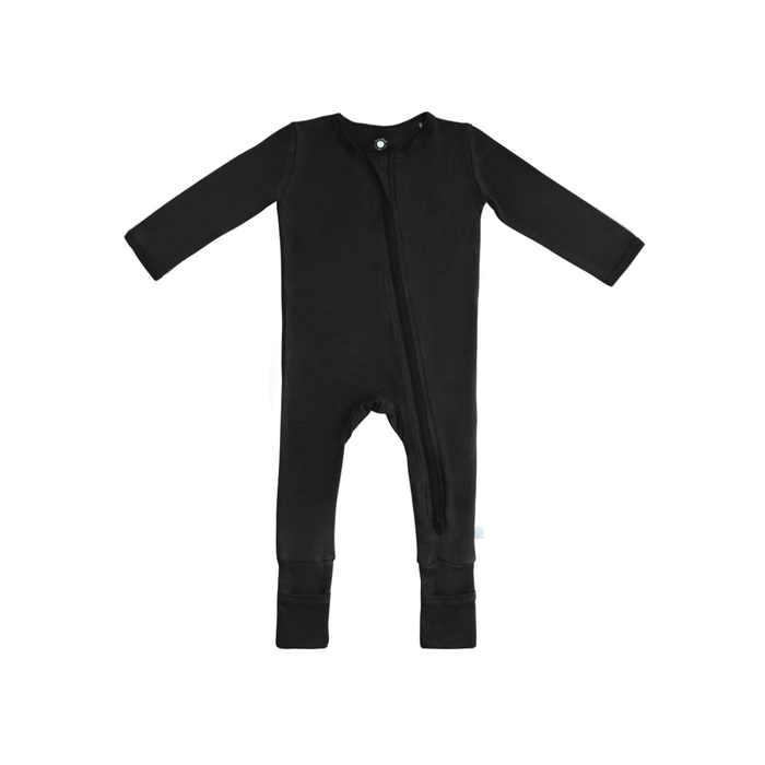 Baby Bamboo Pajamas w/ DreamCuffs® Midnight Black Pajamas Dreamland Baby