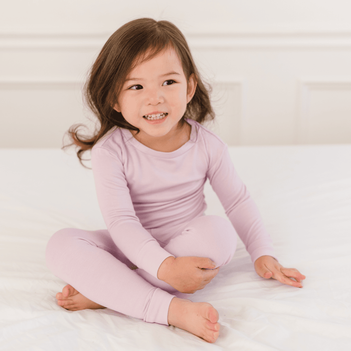 Toddler/Kids Bamboo Pajamas - Blush Pajamas Dreamland Baby