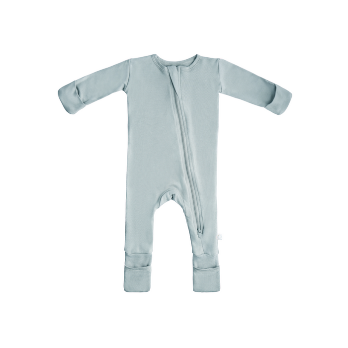 Baby Bamboo Pajamas w/ DreamCuffs® Slate Pajamas Dreamland Baby