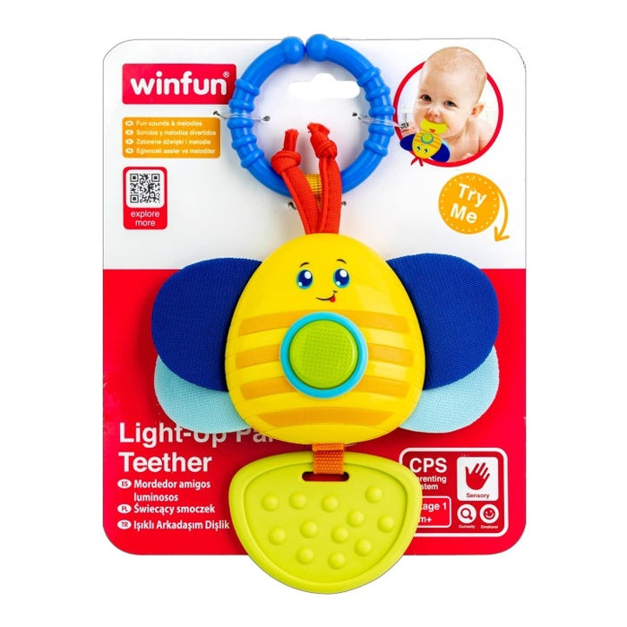 WINFUN LIGHT-UP PAL TEETHER - BEE