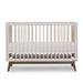 DADADA SOHO 3-IN-1 CONVERTIBLE CRIB . ALMOND MILK WALNUT CRIB DADADA