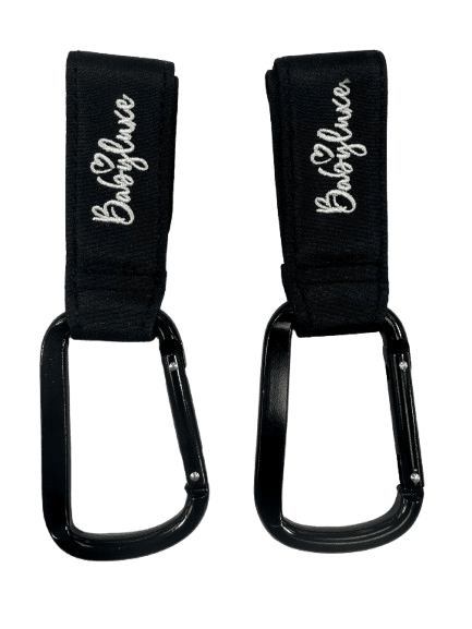 BABYLUXE STROLLER LARGE HOOKS - BLACK