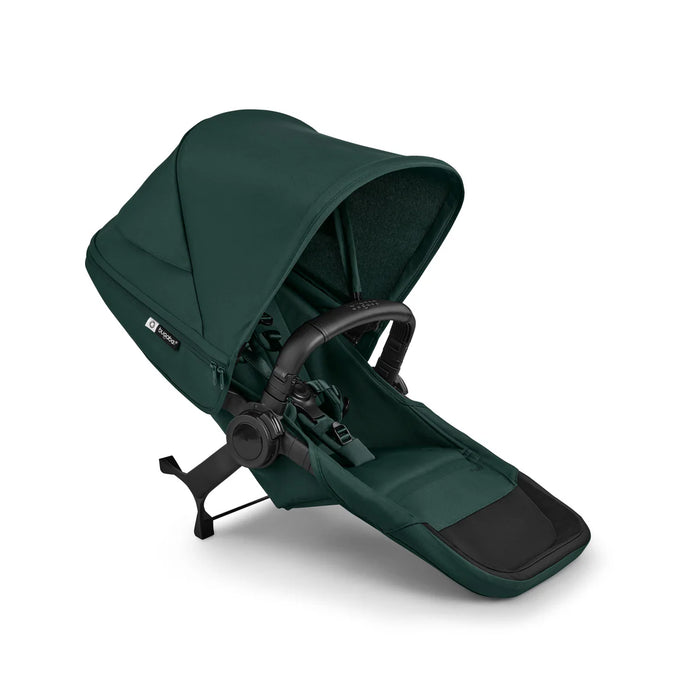 BUGABOO DONKEY 6 SIBILING SEAT . BLACK FERN GREEN DOUBLE STROLLER BUGABOO