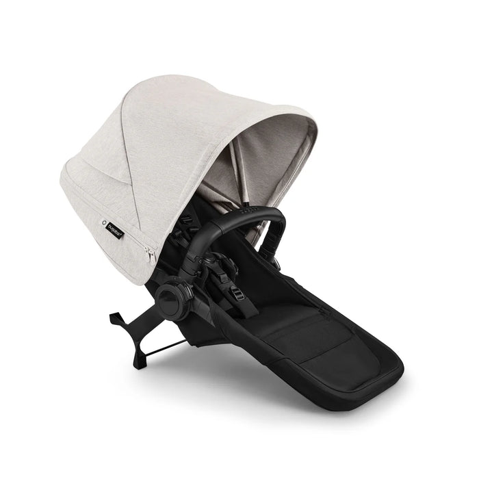 BUGABOO DONKEY 6 SIBILING SEAT . BLACK MISTY WHITE DOUBLE STROLLER BUGABOO