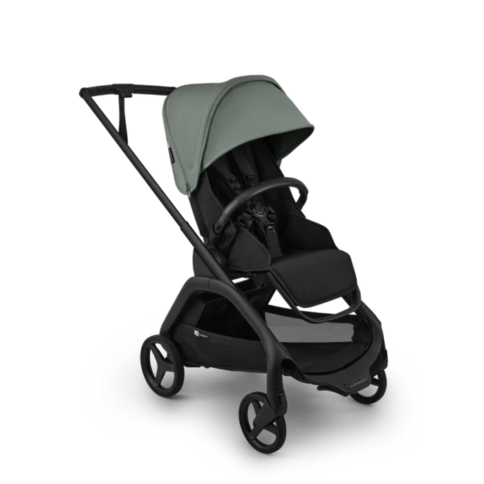 BUGABOO DRAGONFLY PLUS SEAT COMPLETE STROLLER . BLACK FOREST GREEN FULL-SIZE STROLLER BUGABOO