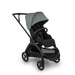 BUGABOO DRAGONFLY PLUS SEAT COMPLETE STROLLER . BLACK FOREST GREEN FULL-SIZE STROLLER BUGABOO
