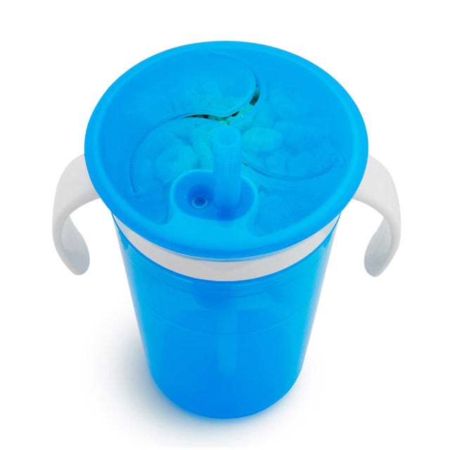 SNACK&STRAW CUP BLUE