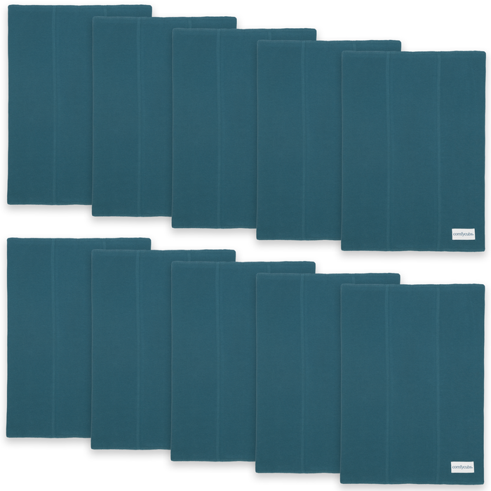 Cotton Burp Cloths by Comfy Cubs - Neptune 10 Pack Cotton Burp Cloths Comfy Cubs