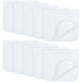 Muslin Burp Cloths by Comfy Cubs - White 10 Pack Muslin Burp Cloths Comfy Cubs