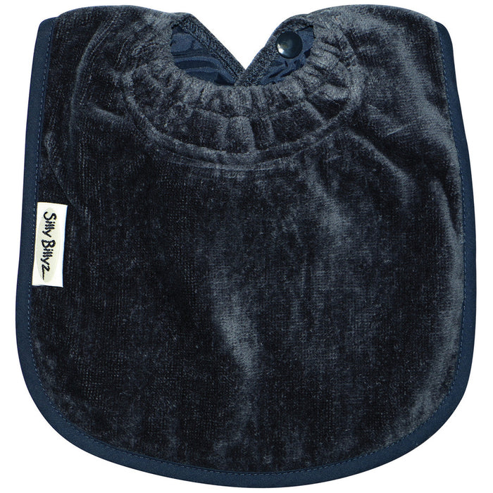 NAVY TOWEL LARGE BIB