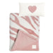 RITZ BABY FUZZY BLANKET ZEBRA DESIGN . PINK BLANKETS RITZ