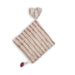 RITZ BABY FUZZY BLANKET SHADED STRIPY LOVEY . MAUVE BLANKETS RITZ
