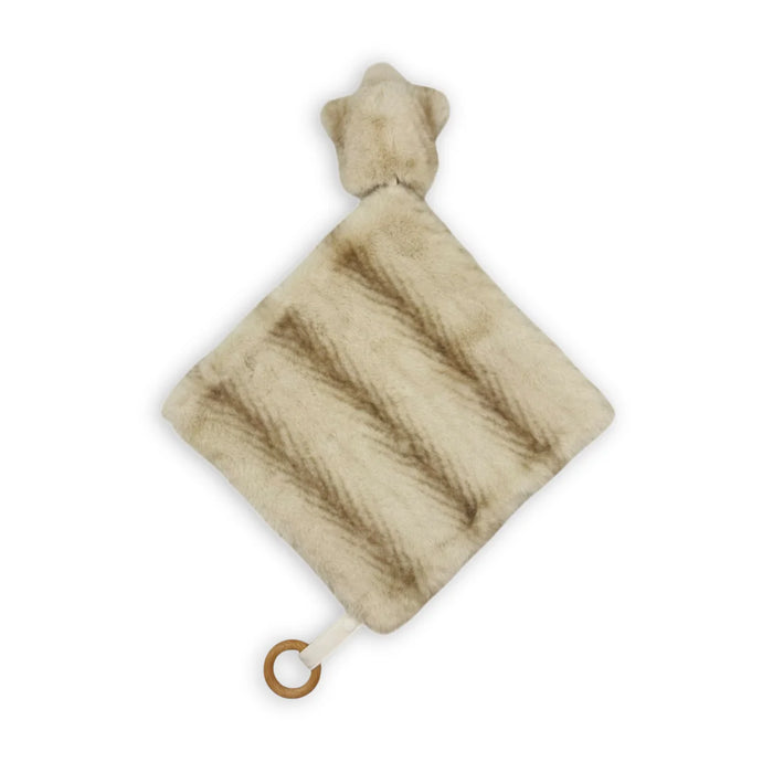 RITZ BABY FUZZY BLANKET CHEVRON DESIGN PLUSH LOVEY . BEIGE BLANKETS RITZ