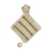 RITZ BABY FUZZY BLANKET CHEVRON DESIGN PLUSH LOVEY . BEIGE BLANKETS RITZ