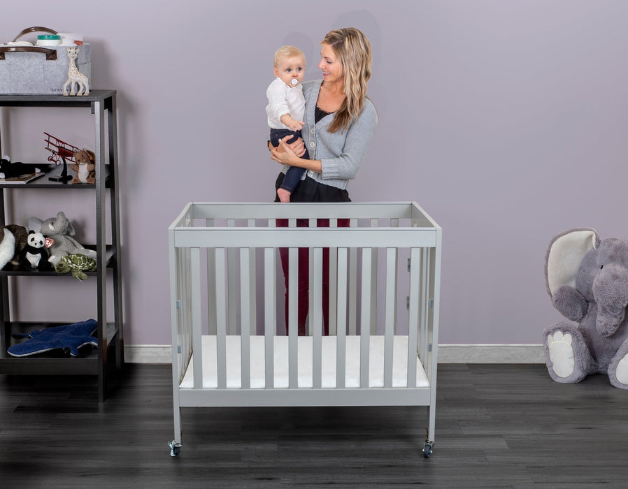 FIZZY BABY 3 LEVEL PORTABLE CRIB FLAT + FREE 3" MATTRESS