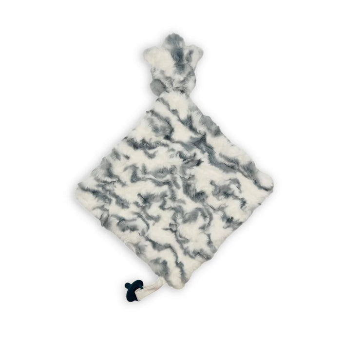 RITZ BABY FUZZY BLANKET MUSH/SOLID LOVEY . BLUE BLANKETS RITZ