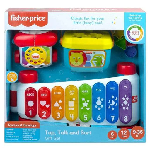 FISHER PRICE TAP TALK AND SORT TEACHING AND DEVELOPMENT GIFT SET