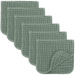 Muslin Burp Cloths by Comfy Cubs - Fern 6 Pack Muslin Burp Cloths Comfy Cubs