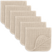 Muslin Burp Cloths by Comfy Cubs - Sand 6 Pack Muslin Burp Cloths Comfy Cubs