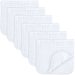 Muslin Burp Cloths by Comfy Cubs - White 6 Pack Muslin Burp Cloths Comfy Cubs