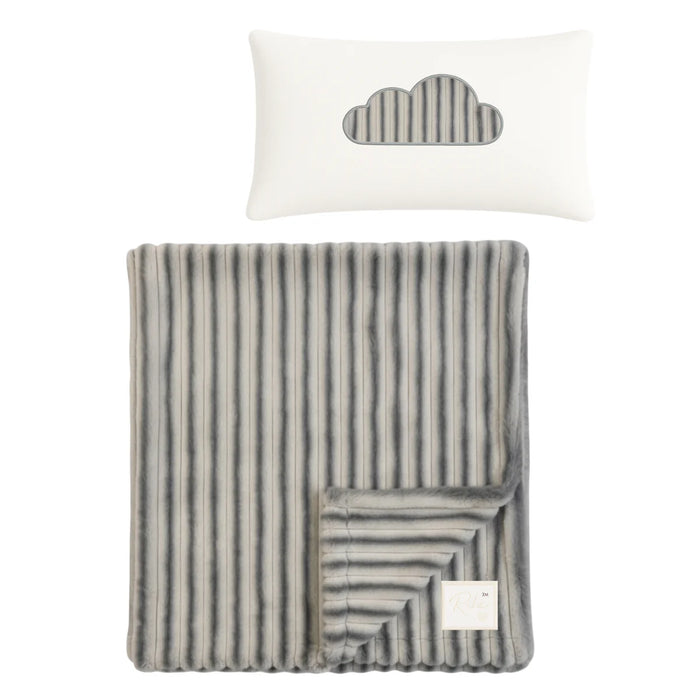 RITZ BABY FUZZY BLANKET SHADED STRIPY . FLINTSTONE BLANKETS RITZ