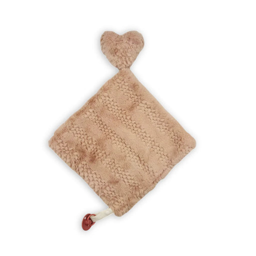RITZ BABY FUZZY BLANKET MINI CABLES DESIGN LOVEY . BEIGE BLANKETS RITZ
