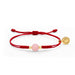 LIOHR BABY BRACELET MEANINGFUL TRADITION. HANDMADE WITH RED THREAD . PINK JADE BRACELET LIOHR