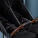 SILVER CROSS JET DOUBLE STROLLER - BLACK