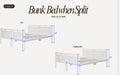 GOLD STAR BUNKBED THAT CAN SPLIT - WHITE