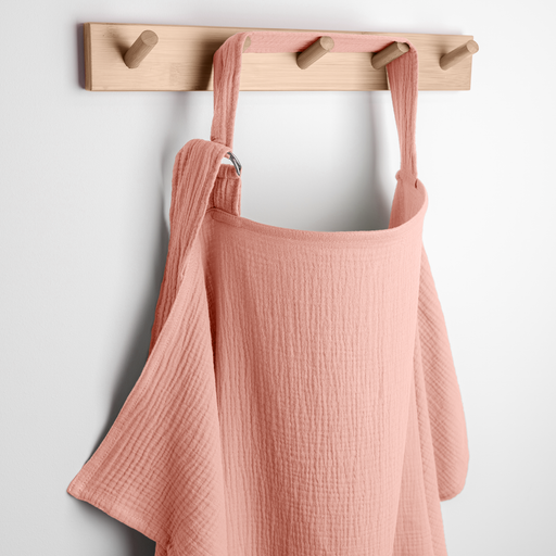 Muslin Nursing Cover, Pack of 1 in Bold Blush Nursing Covers Comfy Cubs