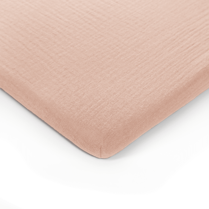 Muslin Fitted Bassinet Crib Sheet by Comfy Cubs Blush Bassinet Sheets Comfy Cubs