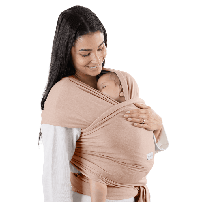 Baby Wrap Carrier in Blush Baby Wrap Carrier Comfy Cubs