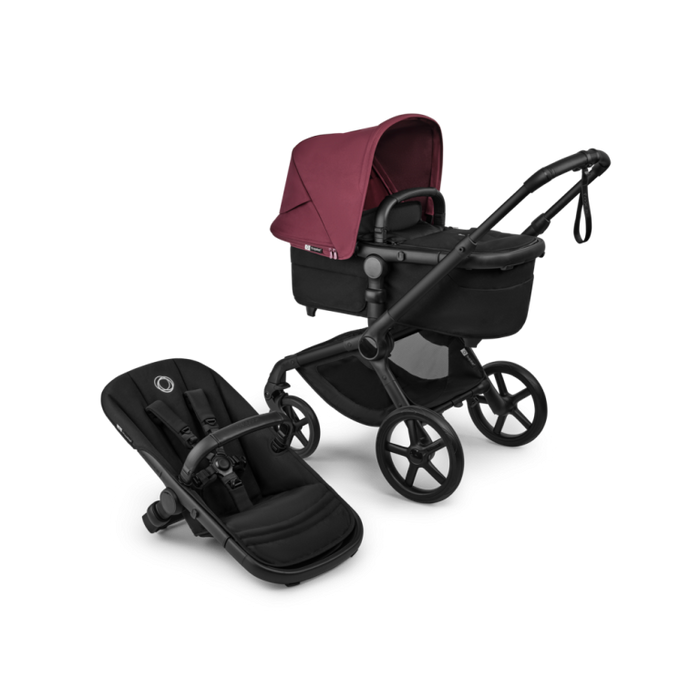 bugaboo fox 5 navy BUGABOO FOX 5 RENEW BASSINET AND SEAT STROLLER COMPLETE FULL-SIZE STRO — Little Luxury
