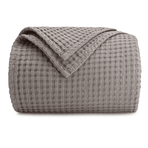 Adult Waffle Blankets by Comfy Cubs in Charcoal Waffle Comfy Cubs