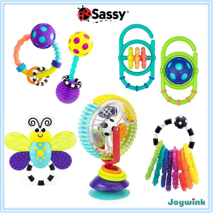 SASSY RAINBOW & RATTLES GIFT SET - 5PCT SET