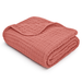 Baby Muslin Blanket in Dusty Rose Muslin Comfy Cubs