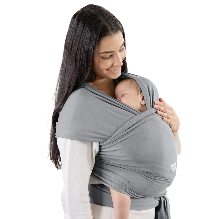 Baby Wrap Carrier in Slate Grey Baby Wrap Carrier Comfy Cubs