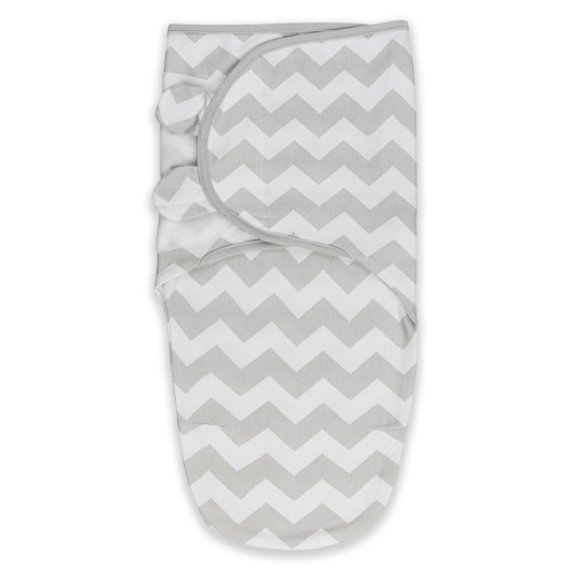 Easy Swaddle Blankets by Comfy Cubs - Gray Chevron, Pack of 1 Comfy Cubs