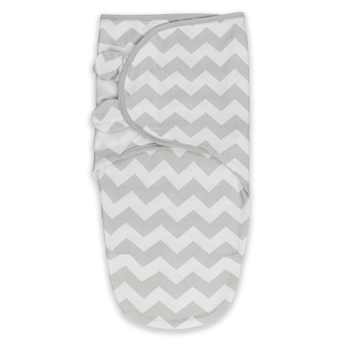 Easy Swaddle Blankets by Comfy Cubs - Gray Chevron, Pack of 1 Comfy Cubs