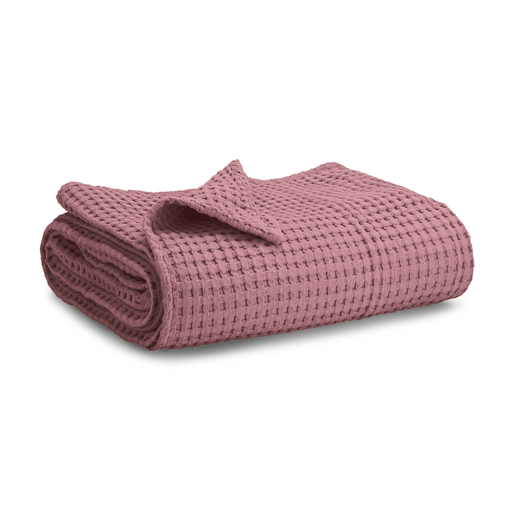 Baby Waffle Blankets by Comfy Cubs in Mauve Waffle Comfy Cubs