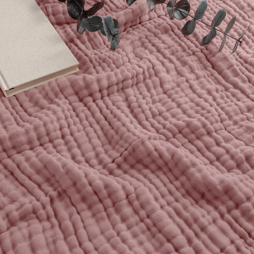 Adult Muslin Blanket by Comfy Cubs in Mauve Muslin Comfy Cubs