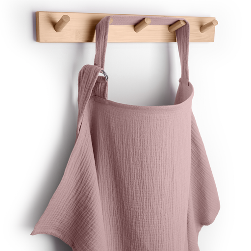 Muslin Nursing Cover, Pack of 1 in Mauve Nursing Covers Comfy Cubs